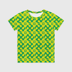 Детская футболка Паттерн из трансформированных геометрических фигур