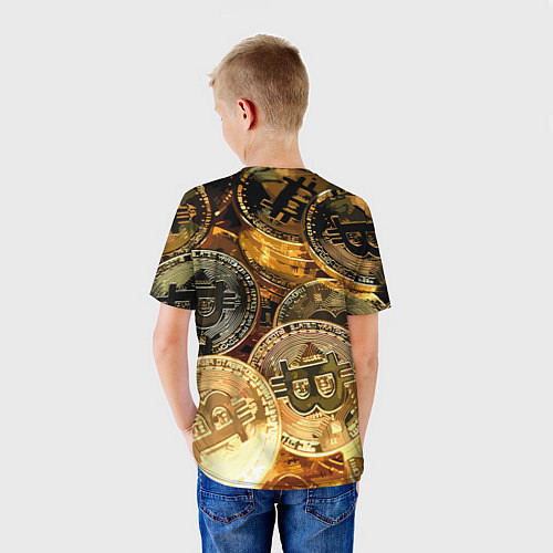 Детская футболка Золото цифровой эры / 3D-принт – фото 4