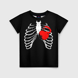 Детская футболка Сердце качка