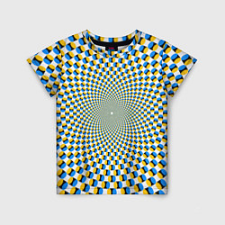 Детская футболка Оптическая иллюзия арт