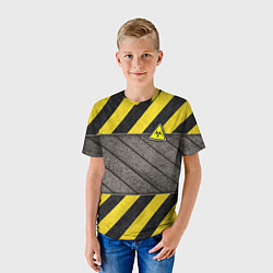 Футболка детская Сталь и биологическая опасность, цвет: 3D-принт — фото 2