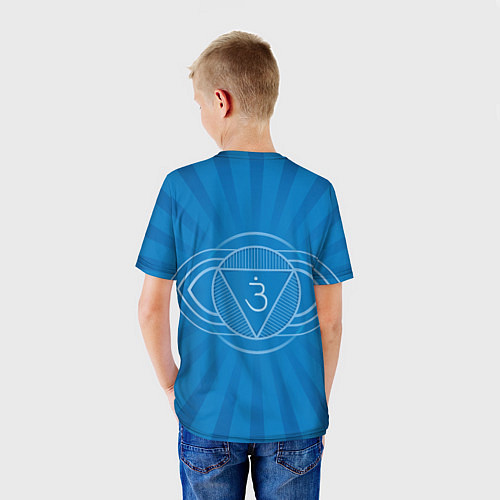 Детская футболка Аджна чакра / 3D-принт – фото 4