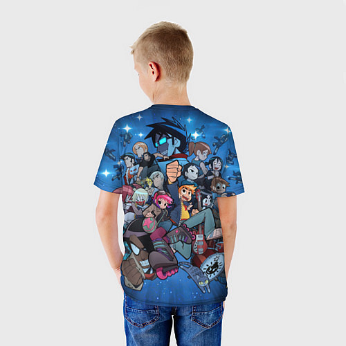 Детская футболка Скотт Пилигрим жмёт на газ / 3D-принт – фото 4