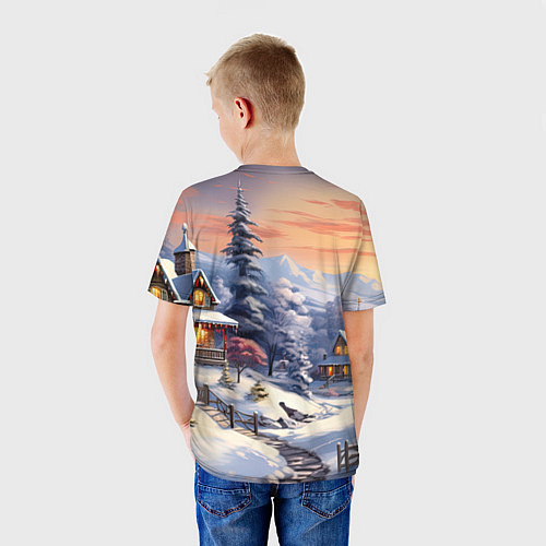 Детская футболка Красный дракончик 2024 / 3D-принт – фото 4