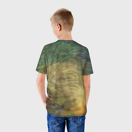 Детская футболка Крик стимпанк енота / 3D-принт – фото 4