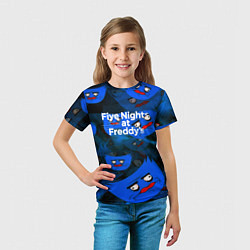 Футболка детская Huggy Wuggy x Five Nights at Freddys, цвет: 3D-принт — фото 2