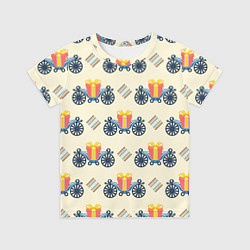 Детская футболка Подарок на карете и ромб