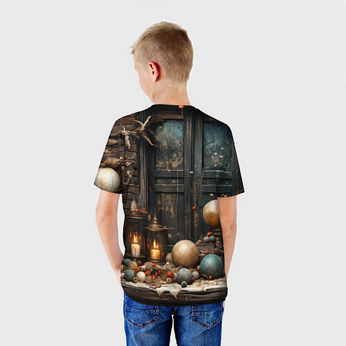 Детская футболка Витрина игрушечек / 3D-принт – фото 4