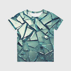 Детская футболка Битое стекло текстура