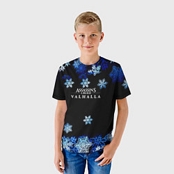 Футболка детская Assasins creed winter is coming, цвет: 3D-принт — фото 2