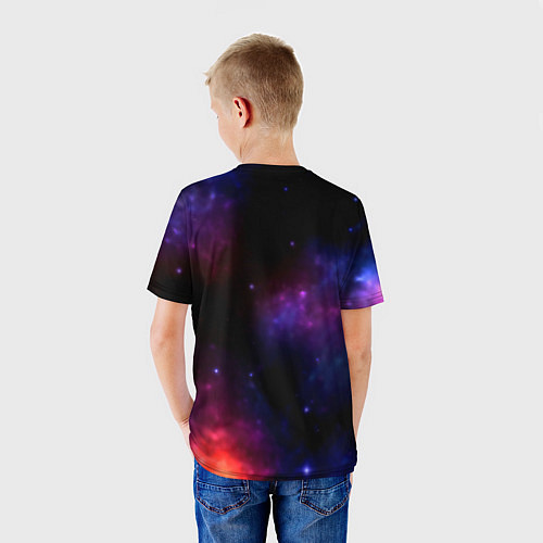 Детская футболка Citroen space / 3D-принт – фото 4
