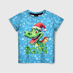 Детская футболка Удивленный дракон 2024