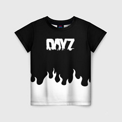 Детская футболка Dayz огонь апокалипсис