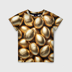 Детская футболка Золотые Пасхальные яйца