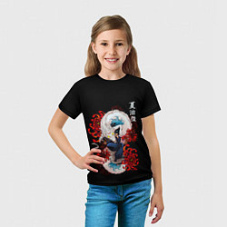 Футболка детская Сугуру Гето и дракон, цвет: 3D-принт — фото 2