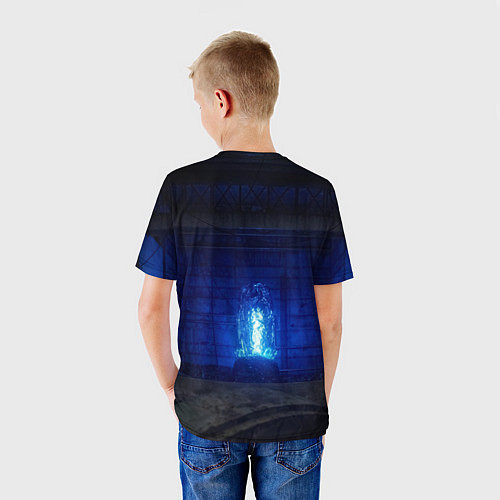 Детская футболка STALKER 2 монолит в энергоблоке / 3D-принт – фото 4