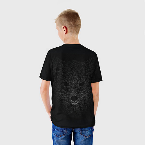 Детская футболка Кибер лис / 3D-принт – фото 4