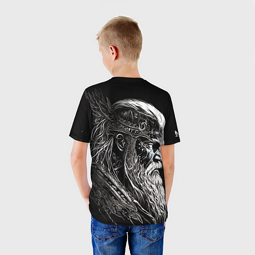 Детская футболка Лидер викингов / 3D-принт – фото 4