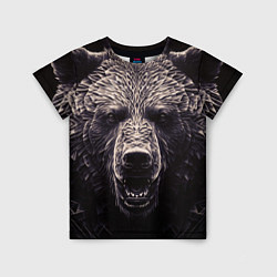 Детская футболка Бронзовый медведь
