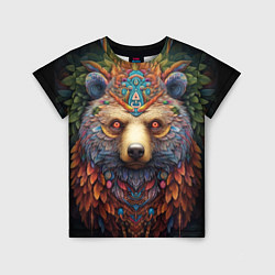 Детская футболка Медведь фентези
