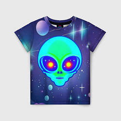 Детская футболка Пришелец в космосе