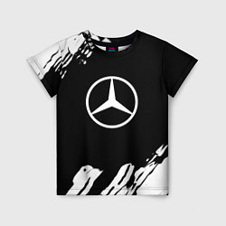 Детская футболка Mercedes benz краски спорт