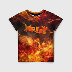 Футболка детская Fire - Judas Priest, цвет: 3D-принт
