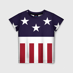 Детская футболка Флаг Америки