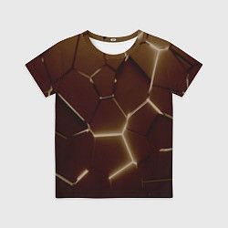 Детская футболка Ретро плиты разломы прошлого