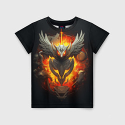 Детская футболка Огненный символ орла