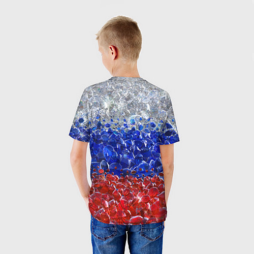 Детская футболка Российские драгоценные камни / 3D-принт – фото 4