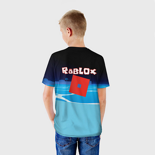 Детская футболка Мальчик Роблокс / 3D-принт – фото 4