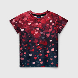 Детская футболка Гранатовые сердечки