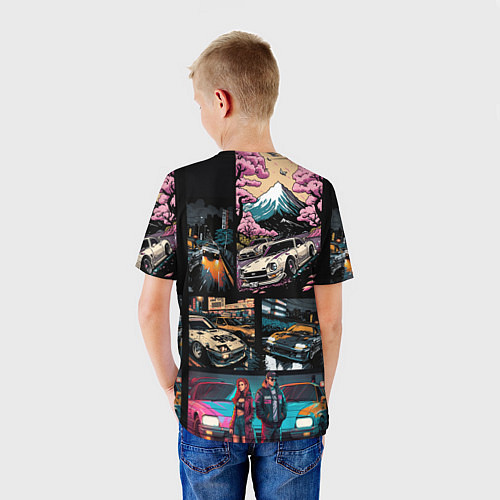Детская футболка Japanese jdm art / 3D-принт – фото 4