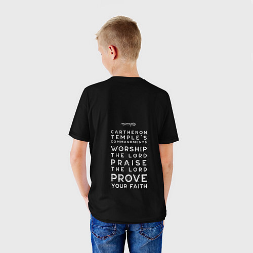 Детская футболка Solo leveling Commandments / 3D-принт – фото 4