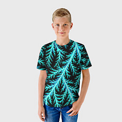 Футболка детская Разряды электричества Tie Dye, цвет: 3D-принт — фото 2