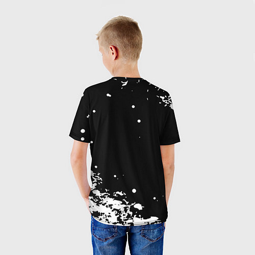 Детская футболка Roblox белая краска / 3D-принт – фото 4