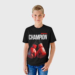 Футболка детская Siberian Rocky Champion, цвет: 3D-принт — фото 2
