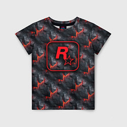 Детская футболка Rockstar - glow rifts