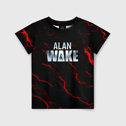 Детская футболка Alan Wake dark strom