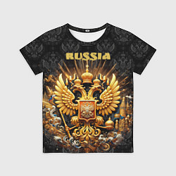 Детская футболка Russia gold