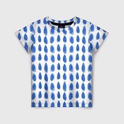 Детская футболка Акварельный дождь