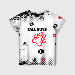 Детская футболка Fall Guys kids game pattern