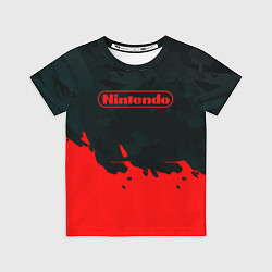Детская футболка Nintendo краски гейм компани
