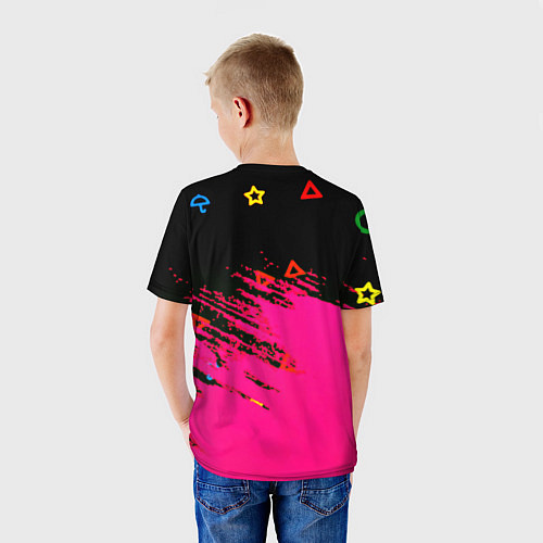 Детская футболка Fall Guys kids color / 3D-принт – фото 4