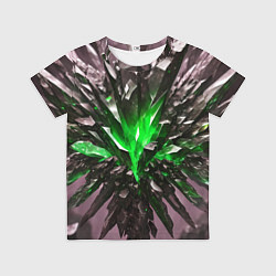 Детская футболка Драгоценный камень зелёный