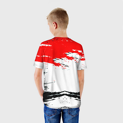 Детская футболка RUST краски текстура / 3D-принт – фото 4