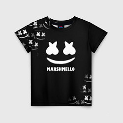 Детская футболка Marshmello белое лого