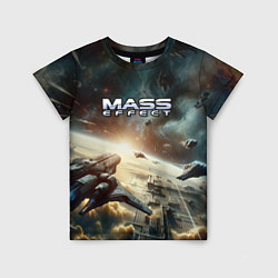 Детская футболка Масс эффект - космос