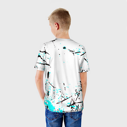 Детская футболка Portal краски / 3D-принт – фото 4